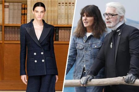 Bei der Fashion Show in Paris trat Virginie Viard (Mitte) in die Fußstapfen Karl Lagerfelds Bei der Fashion Show in Paris trat Virginie Viard (Mitte) in die Fußstapfen Karl Lagerfelds
