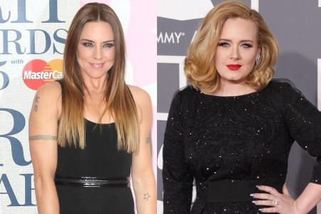 Werden Melanie C (li.) und Adele (re.) nun heimliche Fitness-Kumpaninnen? Werden Melanie C (li.) und Adele (re.) nun heimliche Fitness-Kumpaninnen?
