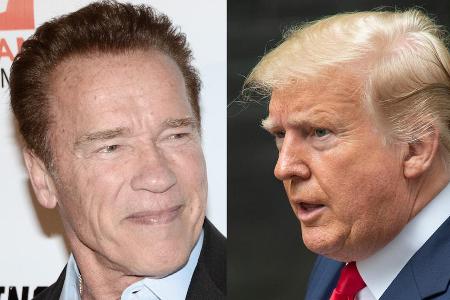 Arnold Schwarzenegger ist natürlich noch am Leben, egal was Donald Trump sagt Arnold Schwarzenegger ist natürlich noch am Leben, egal was Donald Trump sagt