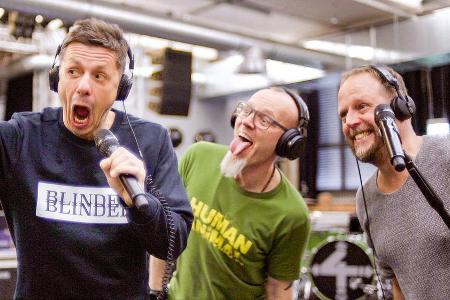 Michi Beck (v.l.), Thomas D und Smudo in Michi Beck (v.l.), Thomas D und Smudo in