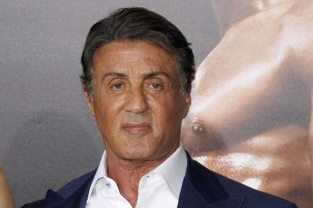 Sylvester Stallone steht dem Sylvester Stallone steht dem