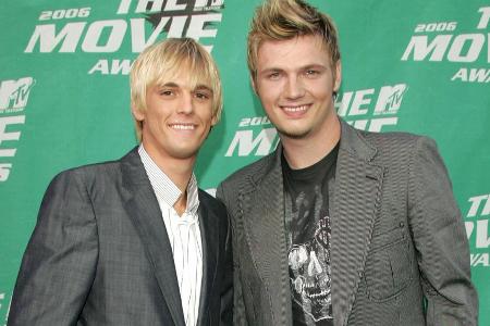 Aaron Carter und Nick Carter 2006 bei den MTV Movie Awards