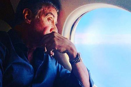 Sylvester Stallone auf der Filmtour für Sylvester Stallone auf der Filmtour für