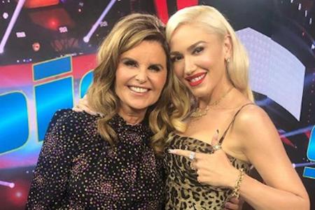 Gwen Stefani (r.) postete ein Bild mit Maria Shriver aus dem Studio der Gwen Stefani (r.) postete ein Bild mit Maria Shriver aus dem Studio der