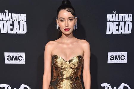 Schauspielerin Christian Serratos bei der Premiere der zehnten Schauspielerin Christian Serratos bei der Premiere der zehnten