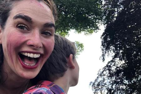 Lena Headey mit ihrem Sohn Wylie Elliot Loughran Lena Headey mit ihrem Sohn Wylie Elliot Loughran