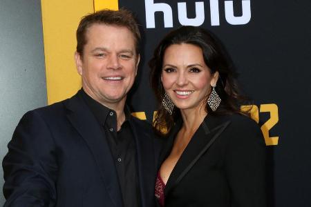 Matt Damon und seine Ehefrau Luciana auf einem Event im Mai Matt Damon und seine Ehefrau Luciana auf einem Event im Mai