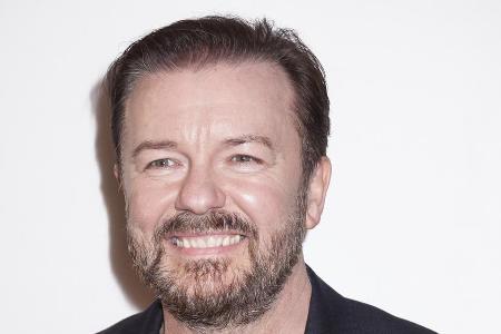 Lacht gerne: Der britische Komiker Ricky Gervais auf einem Event in New York Lacht gerne: Der britische Komiker Ricky Gervais auf einem Event in New York
