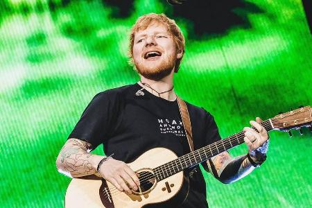 Ed Sheeran bei einem Konzert in Klagenfurt im Wörthersee Stadion Ed Sheeran bei einem Konzert in Klagenfurt im Wörthersee Stadion