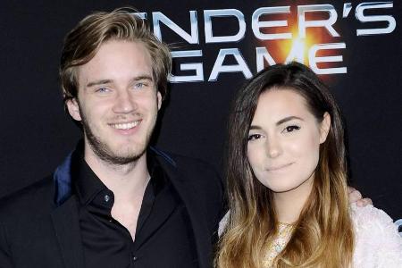 Damals steckte ihre Beziehung noch in den Kinderschuhen: PewDiePie und Marzia Bisognin bei einer Filmpremiere im Jahr 2013 Damals steckte ihre Beziehung noch in den Kinderschuhen: PewDiePie und Marzia Bisognin bei einer Filmpremiere im Jahr 2013
