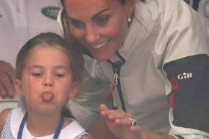 Prinzessin Charlotte als rotzfrecher Mini-Royal