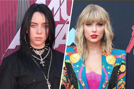 Billie Eilish und Taylor Swift jubelten bei den VMAs 2019 - wenn auch nicht am selben Ort Billie Eilish und Taylor Swift jubelten bei den VMAs 2019 - wenn auch nicht am selben Ort