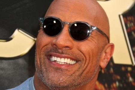 Hat gerade gut lachen: Schauspieler Dwayne Johnson Hat gerade gut lachen: Schauspieler Dwayne Johnson