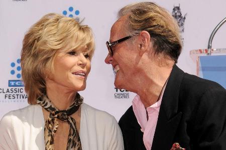 Die Geschwister Jane und Peter Fonda im Jahr 2013 Die Geschwister Jane und Peter Fonda im Jahr 2013