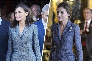 Königin Letizia von Spanien recycelt trendiges Winter-Ensemble