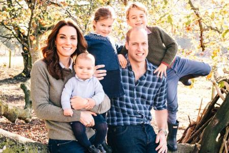 Die Weihnachtskarte von Prinz William und seiner Familie aus dem vergangenen Jahr Die Weihnachtskarte von Prinz William und seiner Familie aus dem vergangenen Jahr