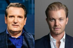 Ralf Dümmel (li.) freut sich auf den "Die Höhle der Löwen"-Neuzugang Nico Rosberg