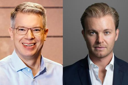 Frank Thelen (li.) hat Nico Rosberg Frank Thelen (li.) hat Nico Rosberg