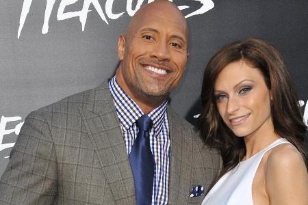Dwayne Johnson mit Ehefrau Lauren Hashian Dwayne Johnson mit Ehefrau Lauren Hashian