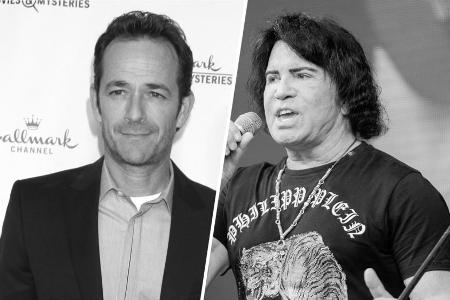 Von Luke Perry (l.) und Costa Cordalis sind 2019 verstorben Von Luke Perry (l.) und Costa Cordalis sind 2019 verstorben