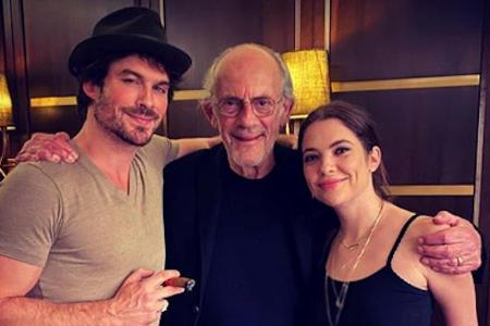 Prominentes Trio: Ian Somerhalder, Christopher Lloyd und Ashley Benson (v.l.n.r.) Prominentes Trio: Ian Somerhalder, Christopher Lloyd und Ashley Benson (v.l.n.r.)