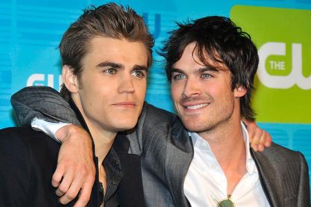 Paul Wesley (l.) und Ian Somerhalder machen wieder gemeinsame Sache Paul Wesley (l.) und Ian Somerhalder machen wieder gemeinsame Sache