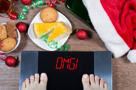 Weg mit den Weihnachtspfunden! Weg mit den Weihnachtspfunden!