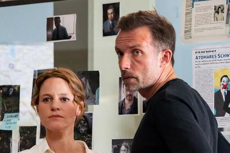Kriminalhauptkommissarin Olga Lenski (Maria Simon) und Kriminalhauptkommissar Adam Raczek (Lucas Gregorowicz) im Kriminalhauptkommissarin Olga Lenski (Maria Simon) und Kriminalhauptkommissar Adam Raczek (Lucas Gregorowicz) im