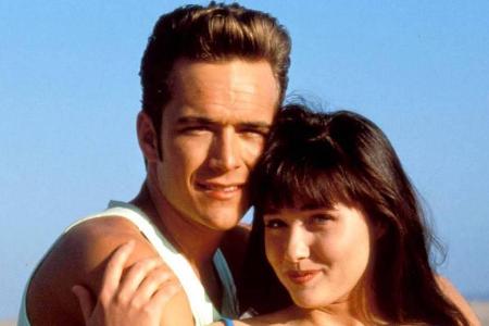 Luke Perry und Shannen Doherty spielten in Luke Perry und Shannen Doherty spielten in