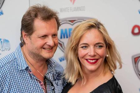 Jens und Daniela Büchner bei einem Auftritt an der Playa de Palma im Mai 2018 Jens und Daniela Büchner bei einem Auftritt an der Playa de Palma im Mai 2018