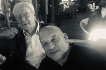 Vin Diesel und Sir Michael Caine beim Abendessen in London Vin Diesel und Sir Michael Caine beim Abendessen in London