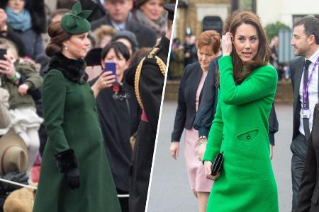 Ob am St. Patrick's Day selbst oder bei öffentlichen Anlässen: Herzogin Kate macht in Grün immer eine gute Figur Ob am St. Patrick's Day selbst oder bei öffentlichen Anlässen: Herzogin Kate macht in Grün immer eine gute Figur
