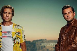 In "Once Upon a Time in Hollywood" spielt Leonardo DiCaprio den Schauspieler Rick Dalton und Brad Pitt sein Stunt-Double Cli...