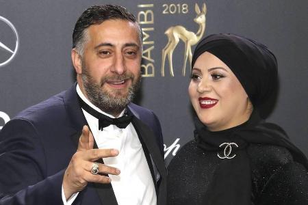 Kida Khodr Ramadan und seine Ehefrau Meryem bei der Bambi-Verleihung im November 2018 Kida Khodr Ramadan und seine Ehefrau Meryem bei der Bambi-Verleihung im November 2018