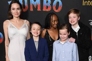 Angelina Jolie besucht mit ihren Kids die "Dumbo"-Premiere
