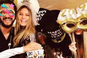 Silvester 2018: So feierten die Promis ins neue Jahr