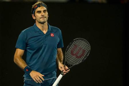 Musste sich geschlagen geben: Tennis-Ikone Roger Federer Musste sich geschlagen geben: Tennis-Ikone Roger Federer