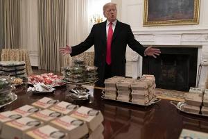 Shutdown: Trump serviert seinen Gästen Burger von McDonald's