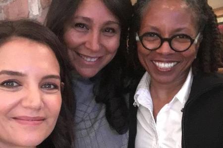Katie Holmes mit ihren Jury-Kolleginnen Haifaa Al Mansour und LisaGay Hamilton Katie Holmes mit ihren Jury-Kolleginnen Haifaa Al Mansour und LisaGay Hamilton