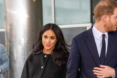 Prinz Harry und Herzogin Meghan vor wenigen Tagen in London