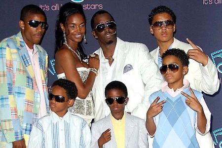 Die Familie: Sean Combs, Ex-Freundin Kim Porter und die Kinder Die Familie: Sean Combs, Ex-Freundin Kim Porter und die Kinder