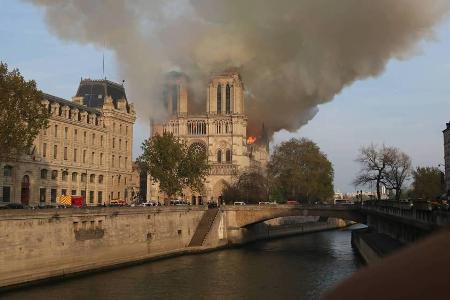 Notre-Dame: Noch sind die genauen Schäden nicht abzusehen Notre-Dame: Noch sind die genauen Schäden nicht abzusehen