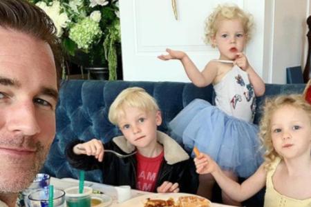 James Van Der Beek genießt die Zeit mit seinen Kindern, Joshua, Emilia und Annabell Leah (v.l.n.r.) James Van Der Beek genießt die Zeit mit seinen Kindern, Joshua, Emilia und Annabell Leah (v.l.n.r.)
