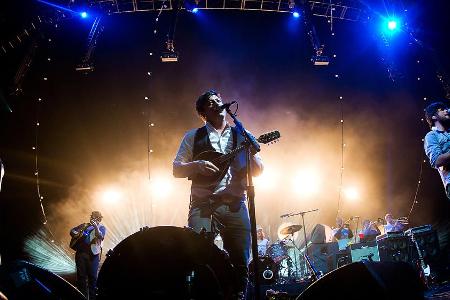 Mumford & Sons auf einem Konzert in Seattle, USA Mumford & Sons auf einem Konzert in Seattle, USA