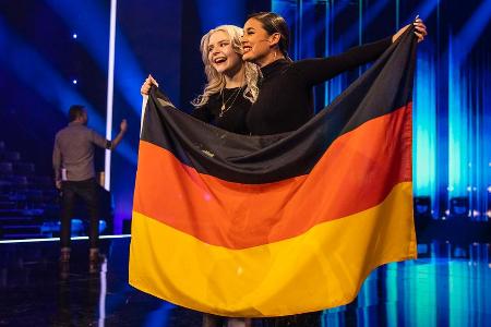 Das Duo S!sters vertritt Deutschland beim ESC-Finale im Mai in Tel Aviv Das Duo S!sters vertritt Deutschland beim ESC-Finale im Mai in Tel Aviv