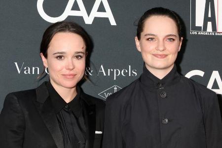 Ellen Page (l.) mit ihrer Ehefrau Emma Portner Ellen Page (l.) mit ihrer Ehefrau Emma Portner