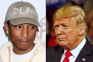 Überhaupt nicht "happy": Pharrell Williams giftet gegen Donald Trump
