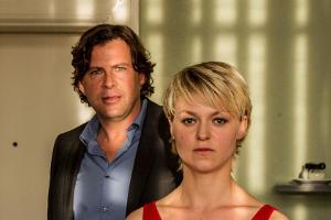 "Kommissarin Heller: Tod am Weiher": Winnie Heller (Lisa Wagner) und Hendrik Verhoeven (Hans-Jochen Wagner) fahnden nach ein...