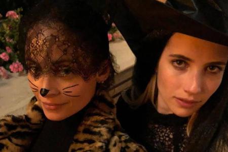 Emma Roberts und Nicole Richie freuen sich schon auf Halloween Emma Roberts und Nicole Richie freuen sich schon auf Halloween