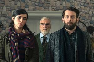 "Tatort: Der wüste Gobi": Kira Dorn (Nora Tschirner) mit Prof. Eisler (Ernst Stötzner) und Lessing (Christian Ulmen)